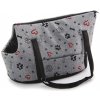 Potřeby pro cestování se psem JK ANIMALS taška Grey Lux M stylová taška pro malé a střední psy 50 x 30 x 31 cm