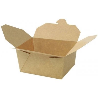 gastro obaly, s.r.o. EKO papírová krabička na jídlo papírový menubox 122x105x60mm – Hledejceny.cz