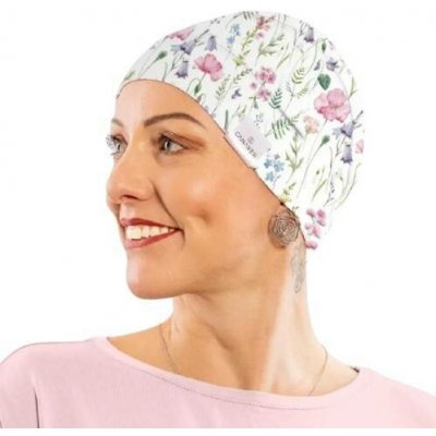 Čepice po chemoterapii dámská Canaver 2-vrstvá flowy – Hledejceny.cz
