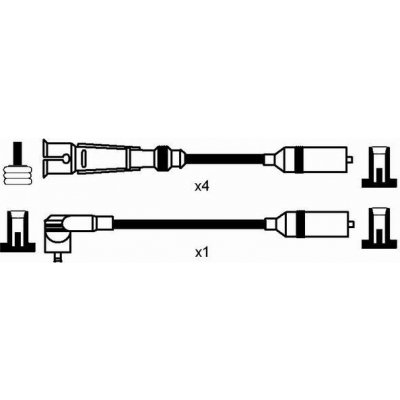 Sada kabelů pro zapalování NGK 0502 – Zboží Mobilmania