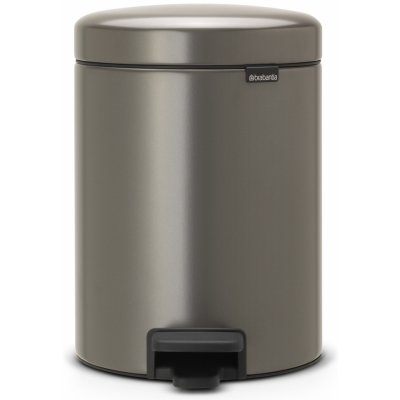 Brabantia NewIcon Pedálový koš 5 L platinová 112683 – Zbozi.Blesk.cz