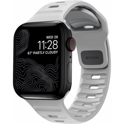 Nomad Sport Strap sportovní silikonový řemínek pro Apple Watch 45mm / 44mm / 42mm - M/L - šedý NM01958185 – Zbozi.Blesk.cz