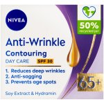 Nivea Anti-Wrinkle Contouring 65+ denní a noční krém pro zlepšení kontur 2 x 50 ml dárková sada – Zboží Dáma