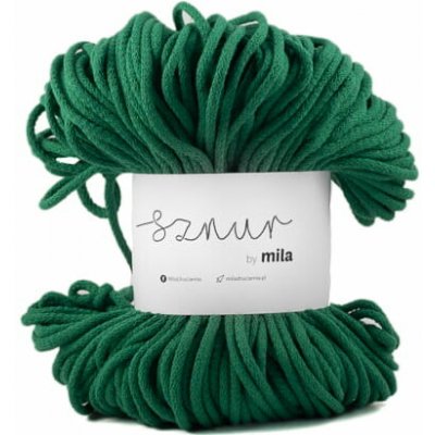 Bavlněná šňůra MILA 3mm - Zelená trávová/P46 – Zboží Dáma