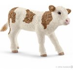 Schleich 13802 Simmental Calf – Zboží Mobilmania