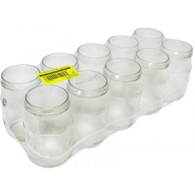 TORO Zavařovací sklenice TWIST uzávěr 10ks x 377ml – Zboží Dáma