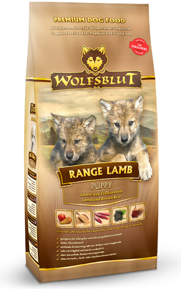 Wolfsblut Range Lamb Puppy jehně a rýže 12,5 kg