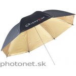 Quantuum studiový deštník zlatý 120 cm – Zboží Živě