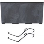 Truhlík URBI CASE BETON EFFECT W antracit 58cm PROSPERPLAST – Zboží Dáma
