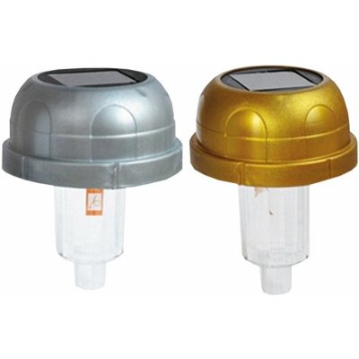 Víčko solární na hřbitovní svíčku 72 mm mix barev – Zboží Dáma