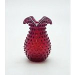 Váza 18cm – Hobnail – Ananas – granát – Hledejceny.cz