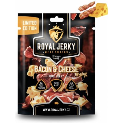 Royal Jerky Vepřové sušené maso Bacon & Cheese 22 g – Zboží Dáma