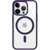 Pouzdro a kryt na mobilní telefon Pouzdro Appleking ochranné transparentní s MagSafe iPhone 14 Pro - fialové