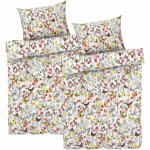 Livarno Home satén povlečení květiny 140x200 70x90 – Hledejceny.cz