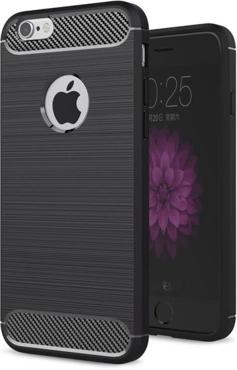 Pouzdro Carbon Apple iPhone 5/5S/SE černé