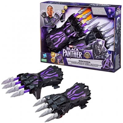 Hasbro Herní sada Marvel Black Panther Legacy Collection Wakanda rukavice světlo a zvuky – Zboží Mobilmania