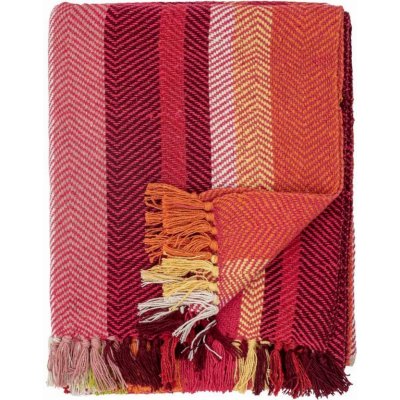 Bloomingville Bavlněný přehoz 150x130 cm AMRA - červený – Zboží Dáma