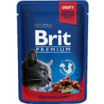 Brit premium cat beef stew peas v omáčce 100 g – Hledejceny.cz