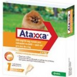 Ataxxa Spot-on pro psy do 4 kg S 200 / 40 mg 1 x 0,4 ml – Hledejceny.cz