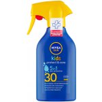 Nivea Sun Kids Protect & Care SPF30 5v1 spray na opalování 270 ml – Zboží Dáma