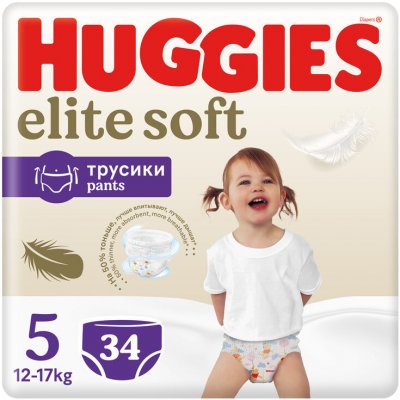 HUGGIES® Elite Soft Pants 5 34 – Zboží Mobilmania