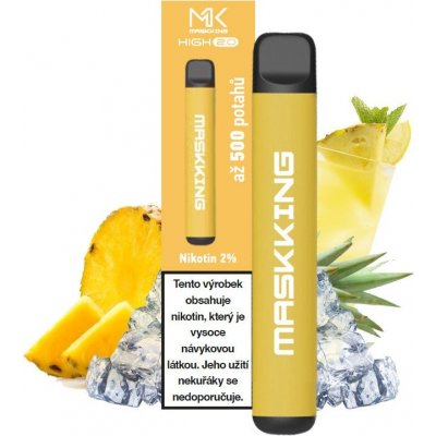 Maskking High 2.0 Pineapple Lemonade 20 mg 500 potáhnutí 1 ks – Zbozi.Blesk.cz