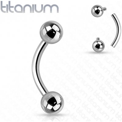 Šperky4U piercing banánek titan TIT1006-16084 – Zboží Dáma