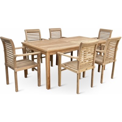 Noela Zahradní teakový set 1+6 pro 6 osob Garden IV. – Hledejceny.cz