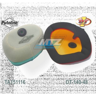 Filtr vzduchový - Kawasaki KX125 / 03-08 + KX250 / 03-08 DT-140-48 – Hledejceny.cz