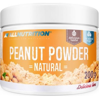 ALLNUTRITION Peanut Powder Natural 200 g – Sleviste.cz