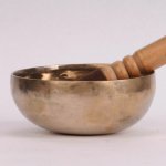 Tibetská mísa 280 g průměr 13 cm ručně tepaná tón F – Zboží Dáma