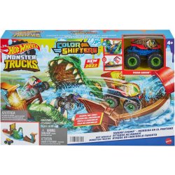 Mattel Hot Weels Monster Trucks color shifters zuřivý krokodýl HGV14TV