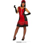 charlestové šaty černo-červené – Zboží Mobilmania