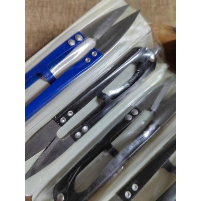 Nůžky cvakačky délka 10,6 cm černá – Zboží Dáma