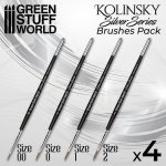 Kolinsky Brush Set - Silver Series (Green Stuff World) – Sleviste.cz