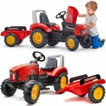 FALK Šlapací traktor 2046AB X Tractor s vlečkou a otevírací kapotou – Zboží Dáma