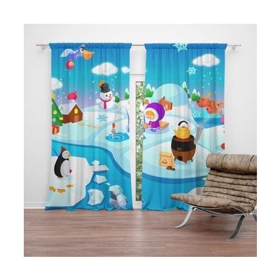 Sablio Závěs Antarktida: 2ks 140x250cm – Hledejceny.cz