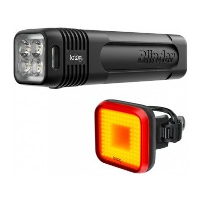 Knog Blinder 900 lm set square černé – Zboží Mobilmania