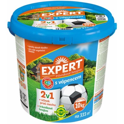 Forestina Expert 2v1 trávníkové hnojivo s vápencem 10 kg – Zbozi.Blesk.cz