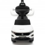 Baby Mix s vodící tyčí VOLKSWAGEN T-ROC bílé – Zboží Mobilmania