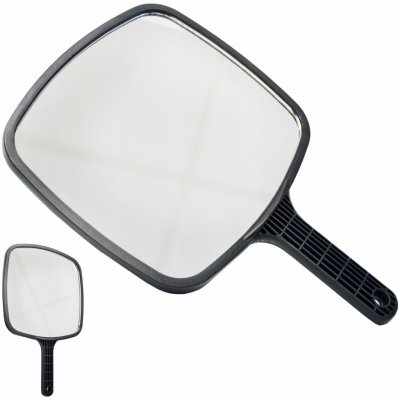 Zrcadlo do kadeřnického salonu ČERNÉ s rukojetí PŘÍRUČNÍ xhair – Sleviste.cz