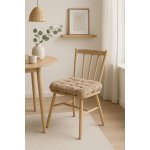 Takoy King s umělou kožešinou hnědý HT-00228 40 x 40 x 6 cm – Zboží Mobilmania