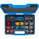 BGS 1411, Sada krimpovacích kleští | s 2 páry čelistí | s kabelovými oky | 1000dílná – Zboží Dáma