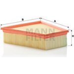 C 2295/3 MANN-FILTER Vzduchový filtr – Zboží Mobilmania