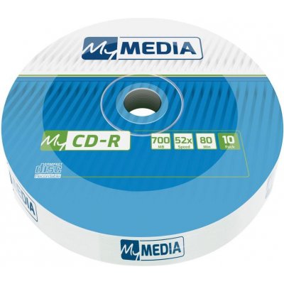 MyMedia CD-R 700MB 52x, spindle, 10ks (69204) – Zboží Živě