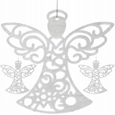 Malatec Vánoční koule přívěsky andělé 3 ks. – Zboží Dáma