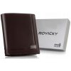 Peněženka pánská peněženka Rovicky PC-028-BAR RFID hnědá