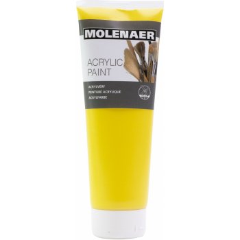 Molenaer akrylová barva 250 ml žlutá