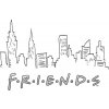 Dámské tričko s potiskem Tričko Friends Logo