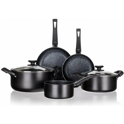 sada nádobí BLACK STONE 7díl. nepřiln.povrch – Sleviste.cz